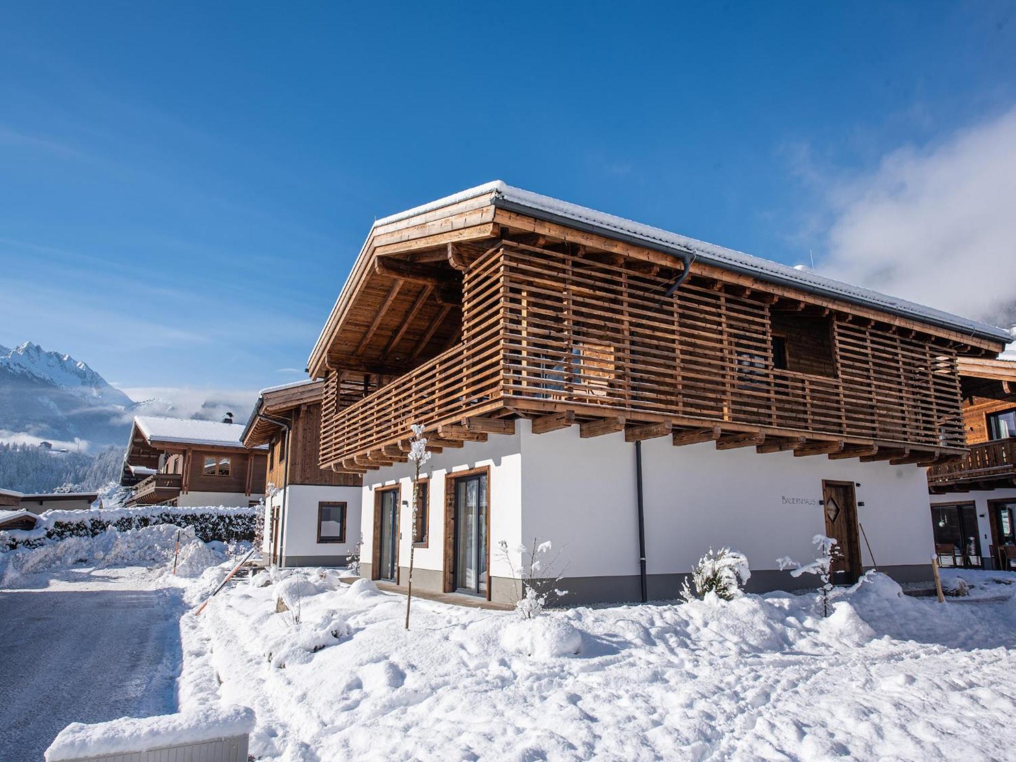 The Village Chalet Stone House Wald im Pinzgau Bagian luar foto